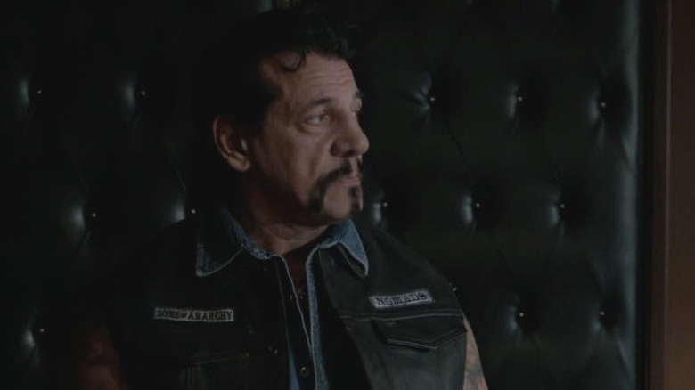 Chuck Zito Frankie Diamonds beard leather jacket