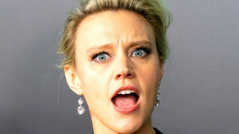 Kate McKinnon looking shocked