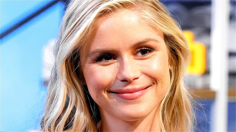 Erin Moriarty smiling at premiere