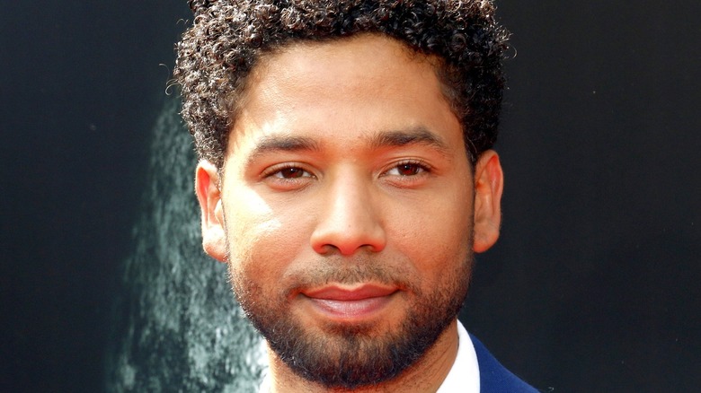 Jussie Smollett smiling