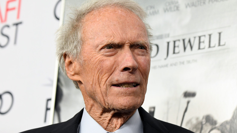 Clint Eastwood looking sideways