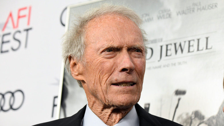 Clint Eastwood looking sideways