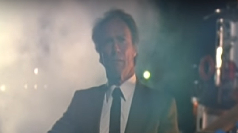 Harry Callahan wearing a suit