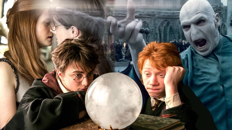 Ginny, Harry, Ron, Voldemort