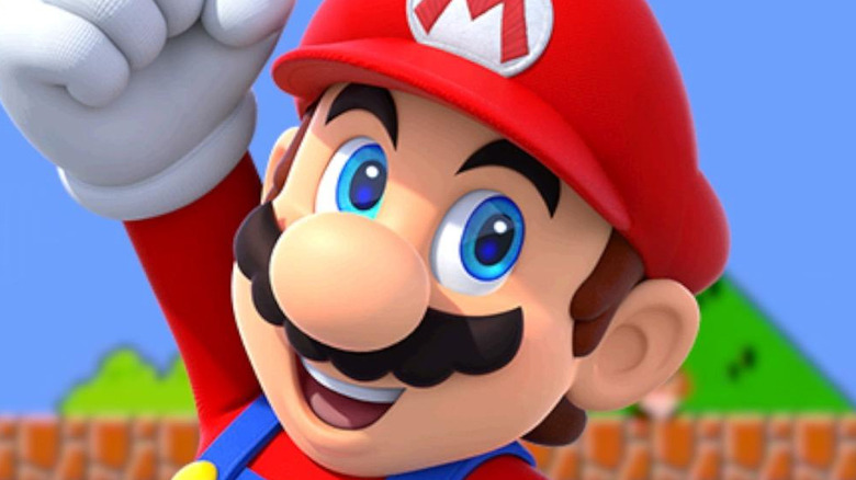 Mario smiling