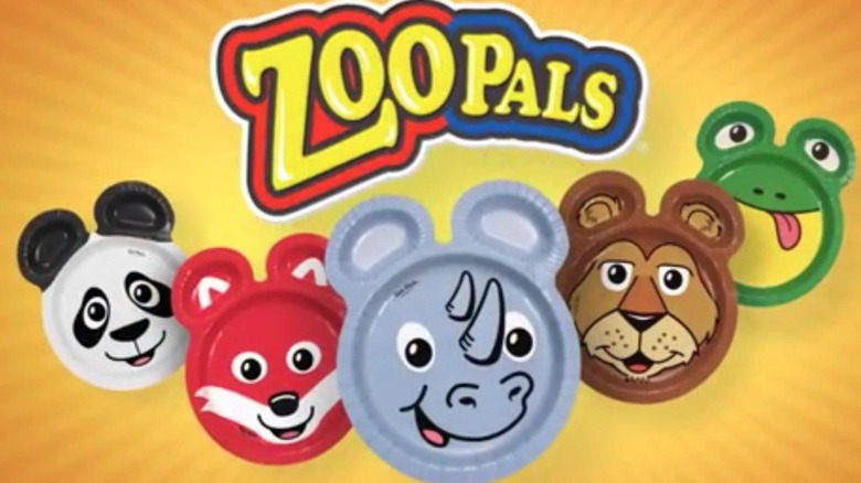 Zoo Pals plates smile