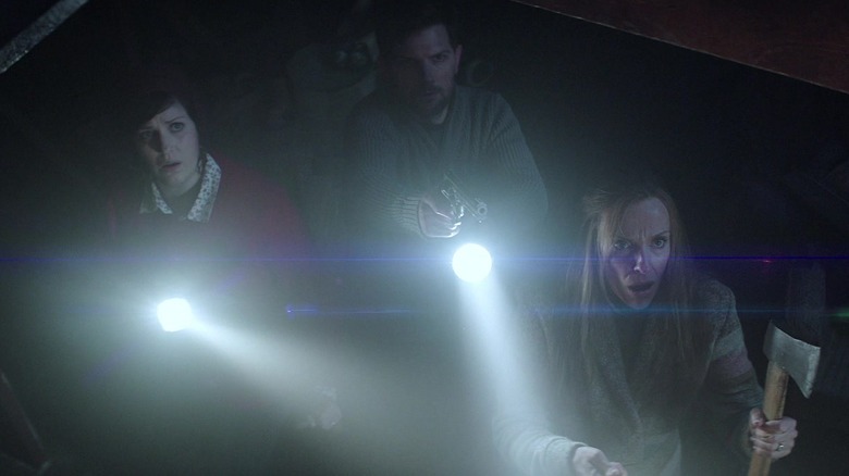 Krampus cast in attic