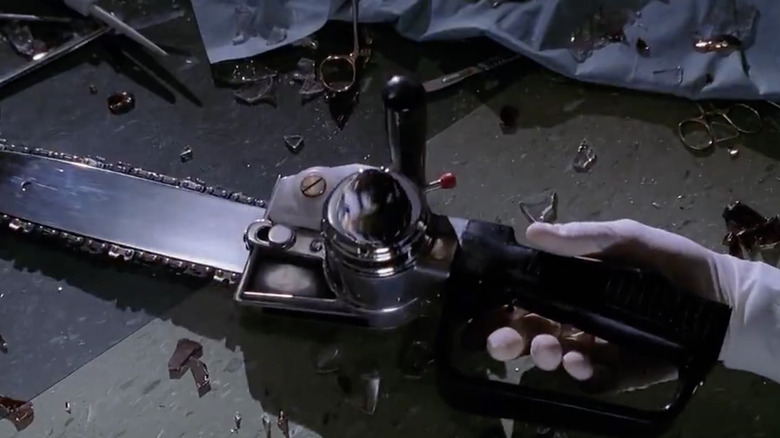 Spider-Man 2 chainsaw