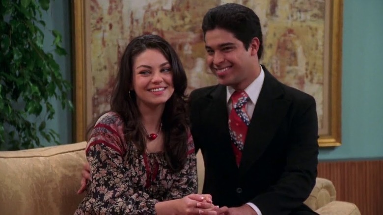 Wilmer Valderrama and Mila Kunis in That '70s Show