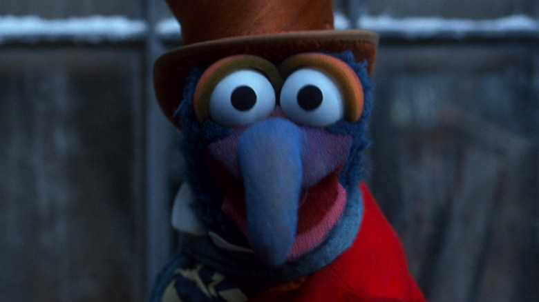 Gonzo as Charles Dickens, the omniscient narrator in The Muppets Christmas Carol