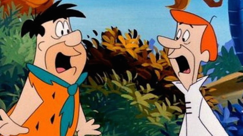 Fred Flinstone and George Jetson