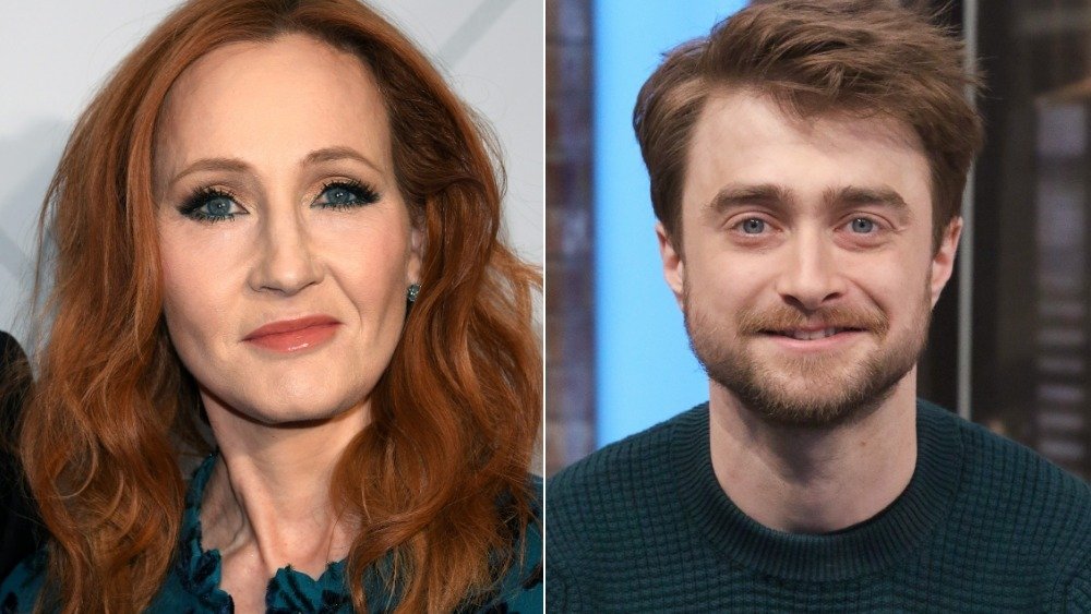 J.K. Rowling and Daniel Radcliffe