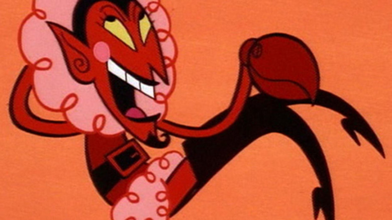 HIM laughing