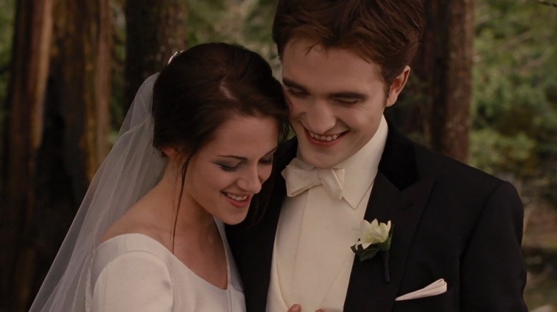 Bella and Edward in Breaking Dawn Part 1