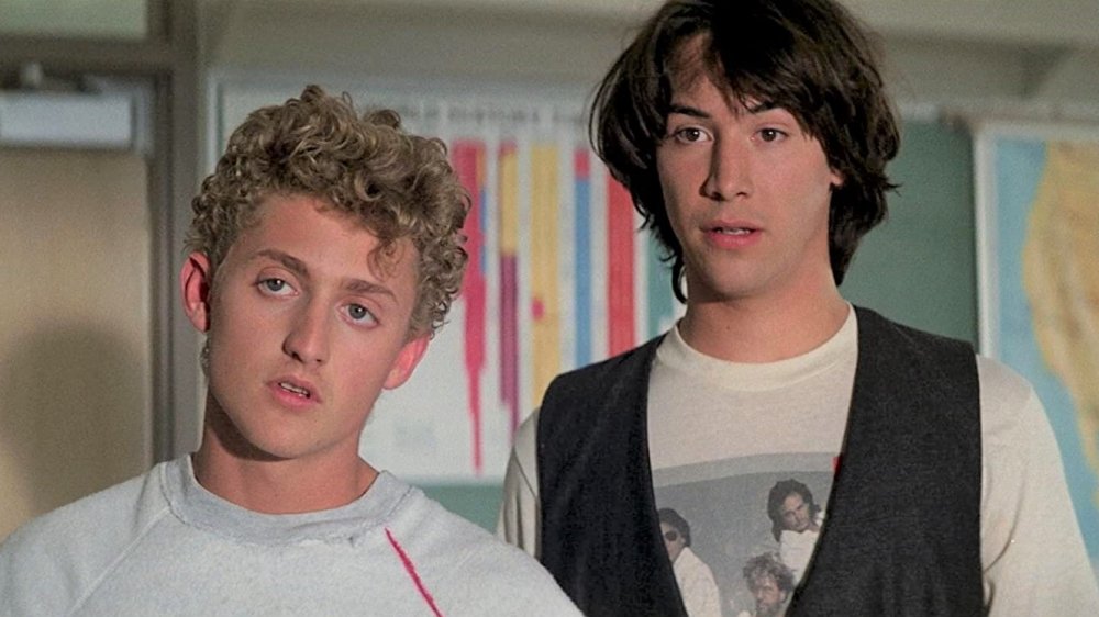 Alex Winter and Keanu Reeves in Bill and Ted's Excellent Adventure