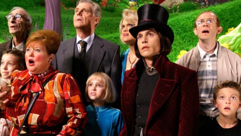 The cast of Charlie and the Chocolate Factory