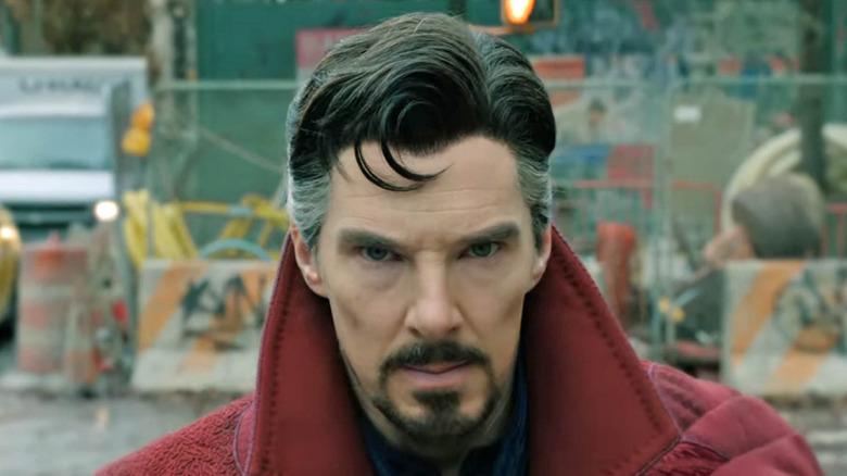 Doctor Strange staring ahead