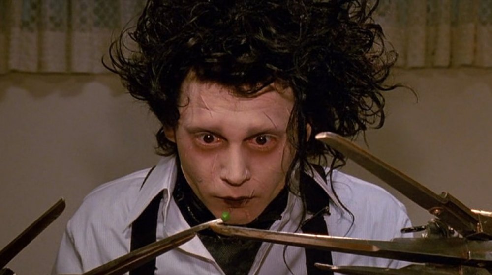 Scene from Edward Scissorhands