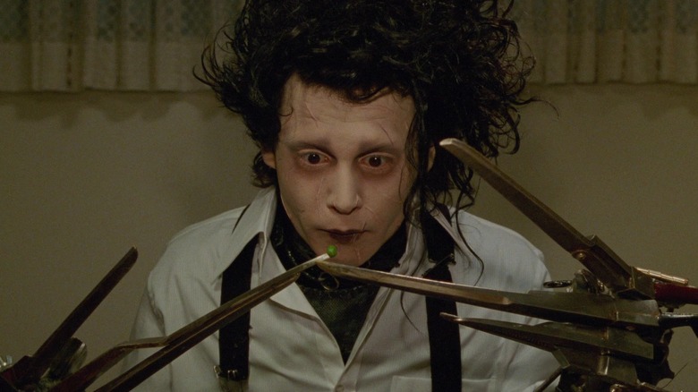 Scene from Edward Scissorhands