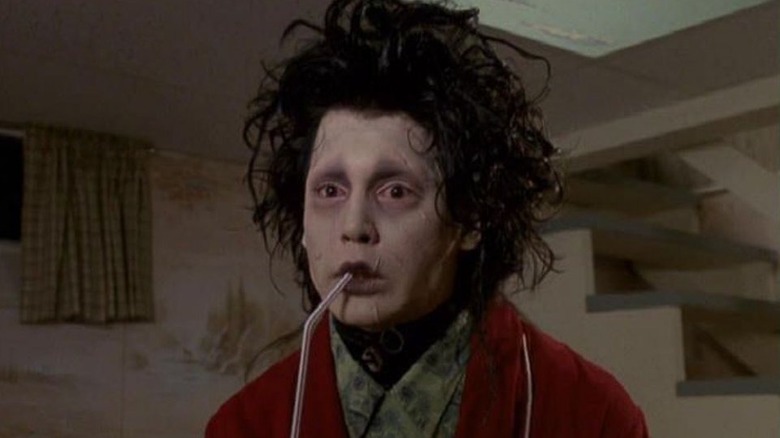 Scene from Edward Scissorhands