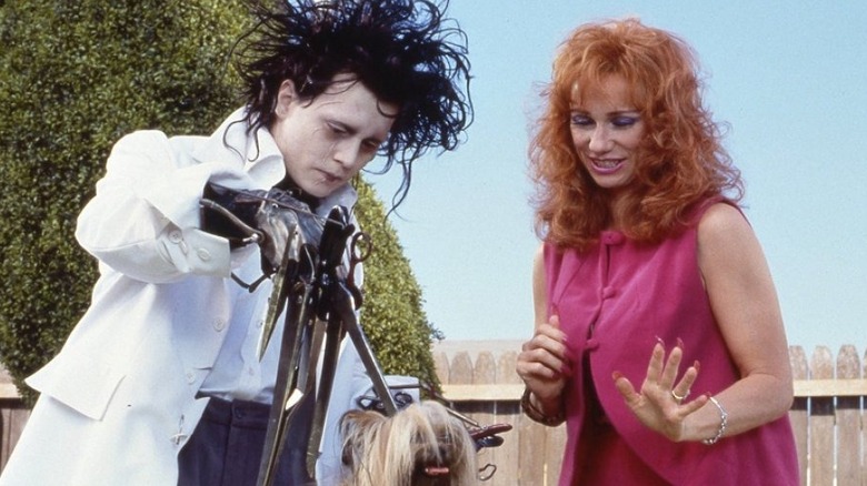 Scene from Edward Scissorhands