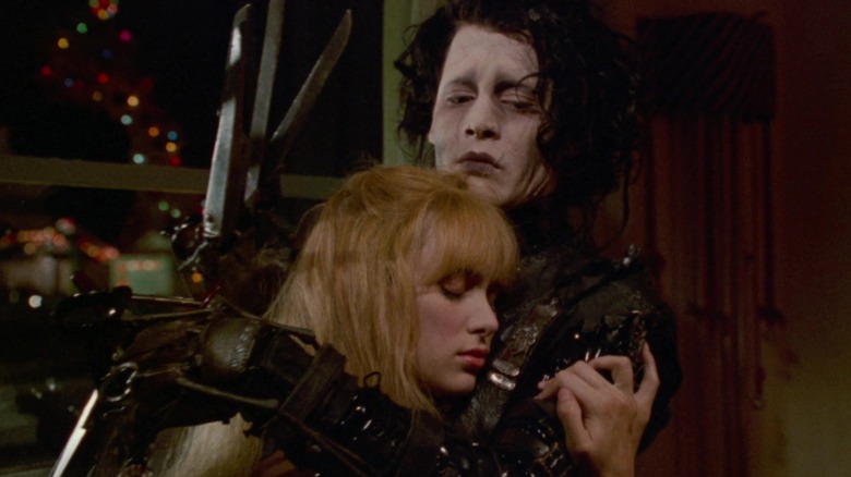 Scene from Edward Scissorhands