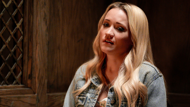 Mandy looks guilty in confession on "Georgie & Mandy's First Marriage"