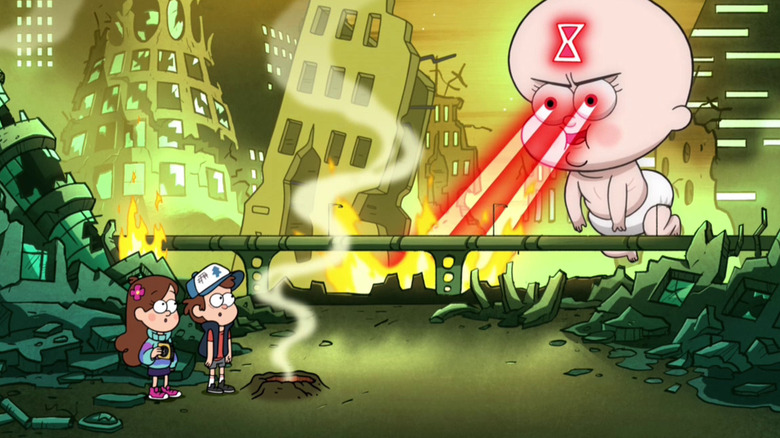 Time Baby destroys city