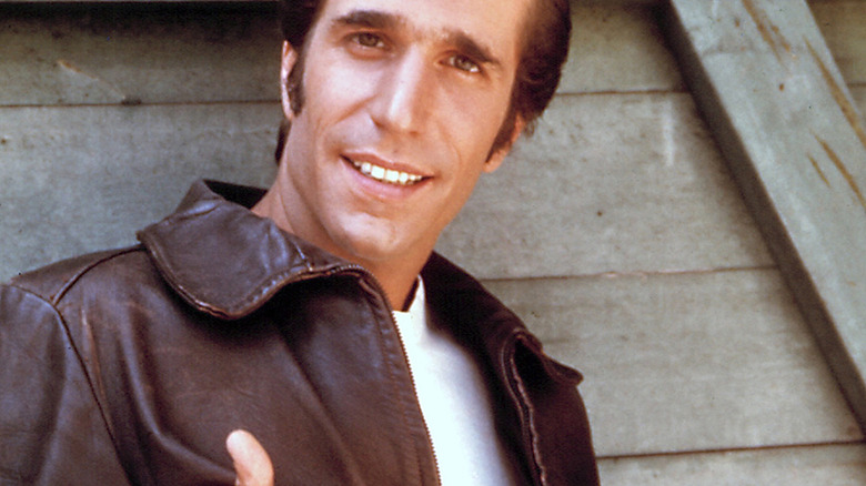Henry Winkler as "the Fonz."