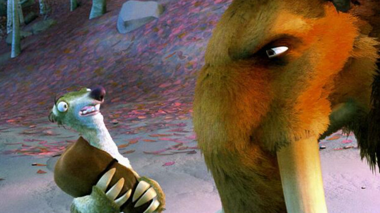 Sid the Sloth with Manny, talking