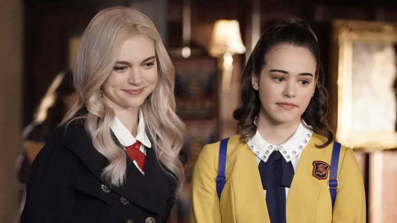 Lizzie and Josie smiling