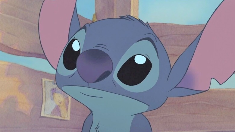 Stitch looking