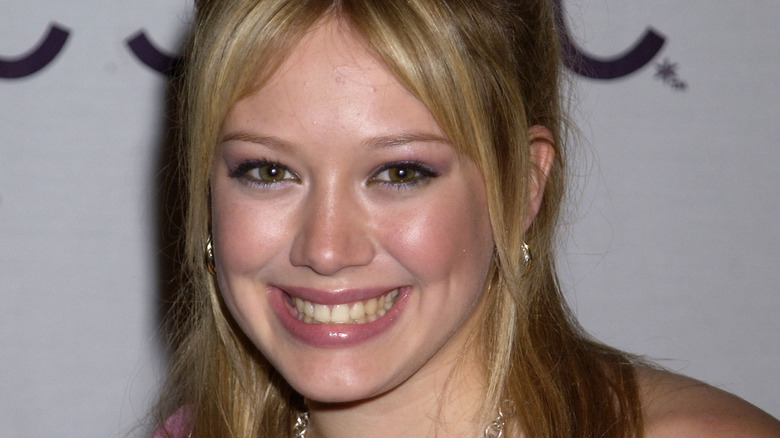 Hilary Duff smiling