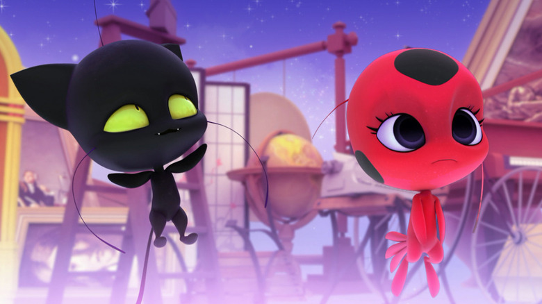 Plagg and Tikki in Miraculous