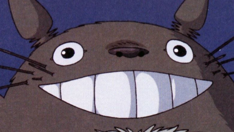Totoro smiling