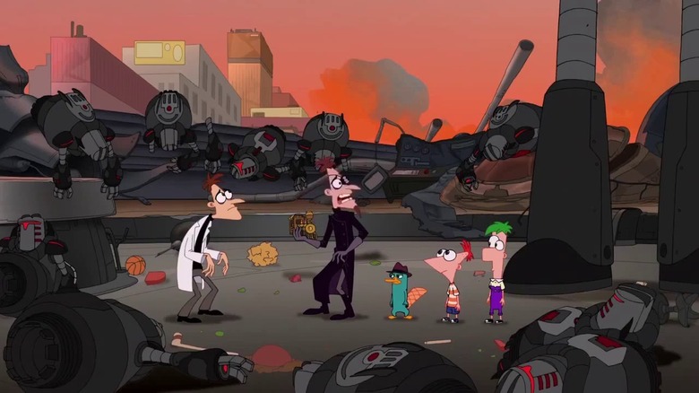 The evil Doof