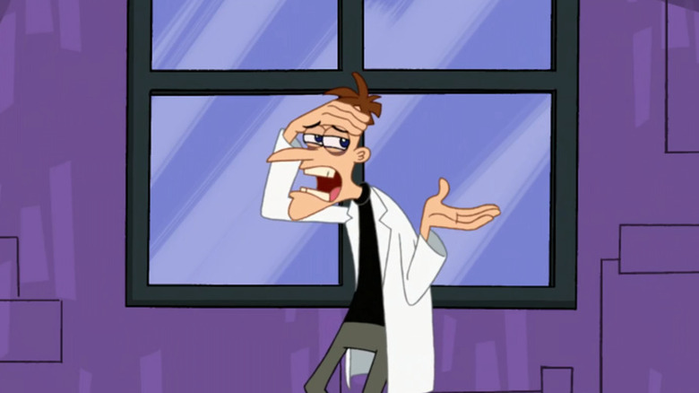 Doofenshmirtz has a headache