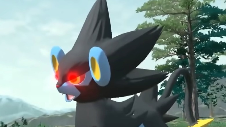 Pokemon Legends: Arceus Alpha Luxray promotional trailer