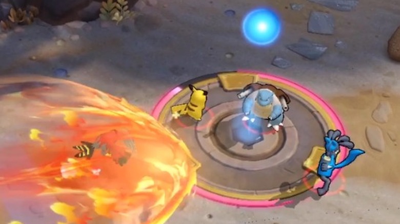 pokemon unite talonflame blastoise lucario pikachu