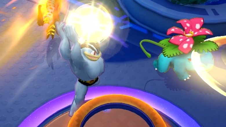 pokemon unite machamp goal dunk