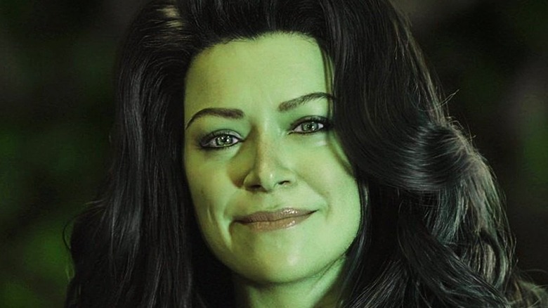 She-Hulk smiling