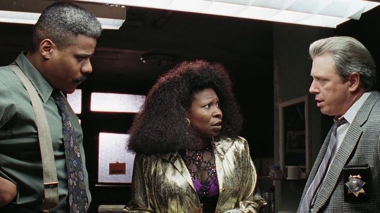 Deloris looks scared