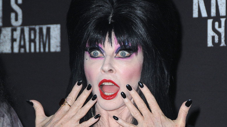 Elvira looking shocked