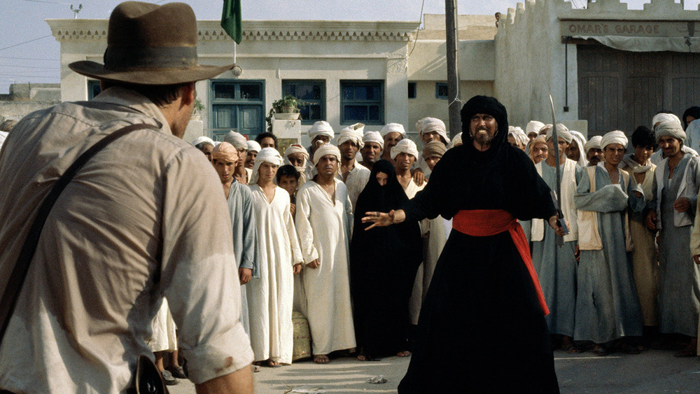 Indiana Jones fights swordsman