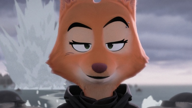 The Crimson Paw arching an eyebrow
