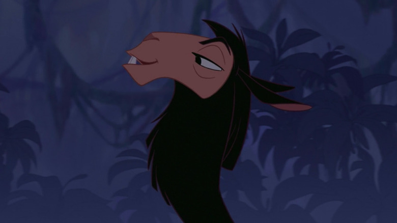 Kuzco as an arrogant llama