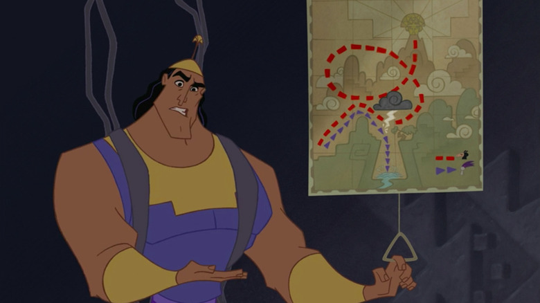 Kronk showing map