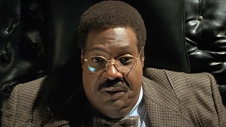 Sherman Klump on couch