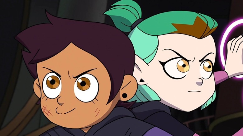 Luz and Amity fighting
