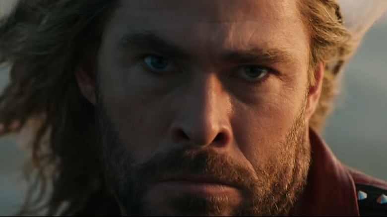 Thor looking serious